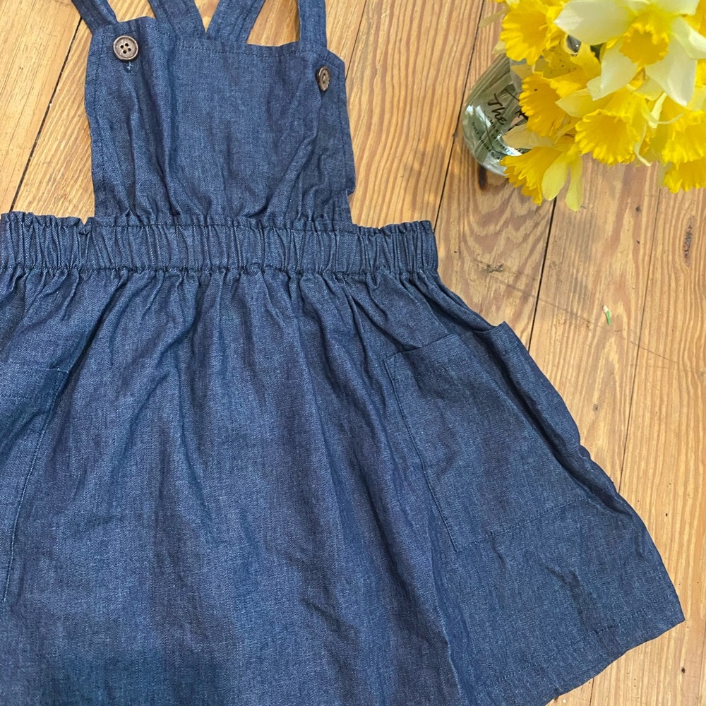 Denim Blue Kids Dress Vignette Sz 2 Y